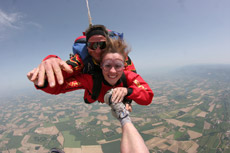 Chute libre en tandem