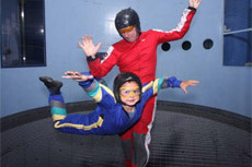 Simulateur chute libre pour les enfants