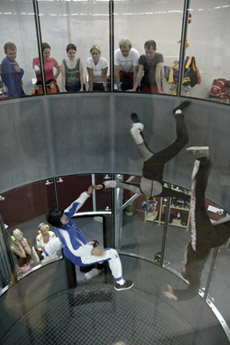 Simulateur chute libre