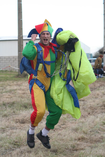 Le fou du parachutisme