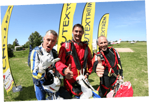 1er saut en parachute PAC à Narbonne